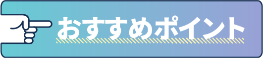 おすすめポイント