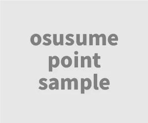 おすすめポイントサンプル画像